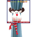 Portable Christmas Curtain Buckles Festival Ornament for Home Hotel Office Decor