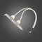 2 Port USB 2.0 Female to 9-Pin Motherboard Header Cable Adapter for PC