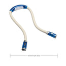 LED Flexible Handsfree Hug Neck Reading Book Light Torch Flashlight (Blue) Newly