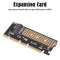 Computer NVME M.2 to PCI-E 16X Riser Card M-key M.2 PCIE X16 Expansion Extender
