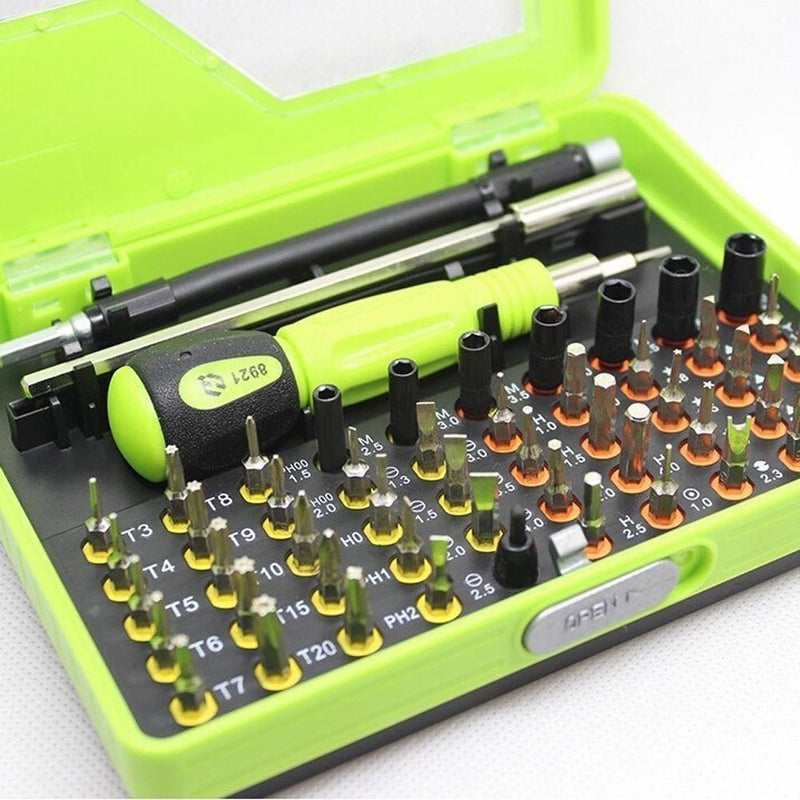 53 in1 Multi-Bit Precision Torx Screwdriver Tweezer Cell Phone Repair Tool Newly