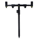 Carp Fishing Rod Holder Adjustable Fish Pole Stand with Bites Alarm Indicator