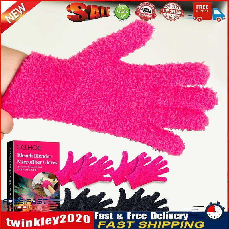Home Microfiber Hair Dyed Gloves Durable Salons Hairdressing Tools Set Newly