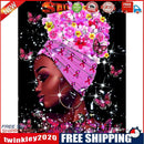 5D DIY Diamond Painting Kits African Woman Full Round Drill Wall Decor Art