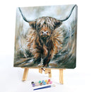 Yak Oil Paint By Numbers Canvas Picture DIY Craft Coloring Drawing Home Decor