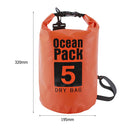 Waterproof Dry Bag Pack Sack Swimming Kayaking River Trekking (5L Orange) Newly