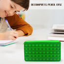 Kids Silicone Pencil Case Rectangular Press Bubble Decompression Pencil Case