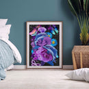 Oil Painting By Number Dolphin Flowers Digital Picture Home Wall Decor for Gift