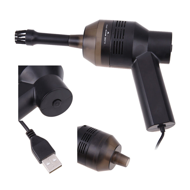 Portable USB Mini Vacuum Cleaner Computer Keyboard Brush Dust Handheld Clea