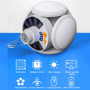 Solar Powered Remote Control LED Lanterns Hanging Emergency Camping Light Bulb