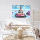 5D DIY Diamond Painting Full Round Drill Flower Buddha Wall Decor Rhinestone