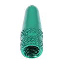 5pcs Bicycle Presta High Aluminium Pressure Valve Caps Dust Covers (Green) Newly