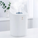 Large Capacity Home Air Humidifier Double Nozzle Fine Mist Sprayer (White)