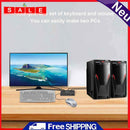 USB Hub HD Kvm Switch Plug And Play for pc Computer Printer Keyboard Mouse