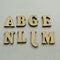 DIY Decoration Tile Alphabet Unfinished Wooden Letters Wood Sign Cutting Discs