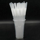 Long Transparent Party Extra Flexible Drinking Bendy L6C0 100pcs Straws T3Z5