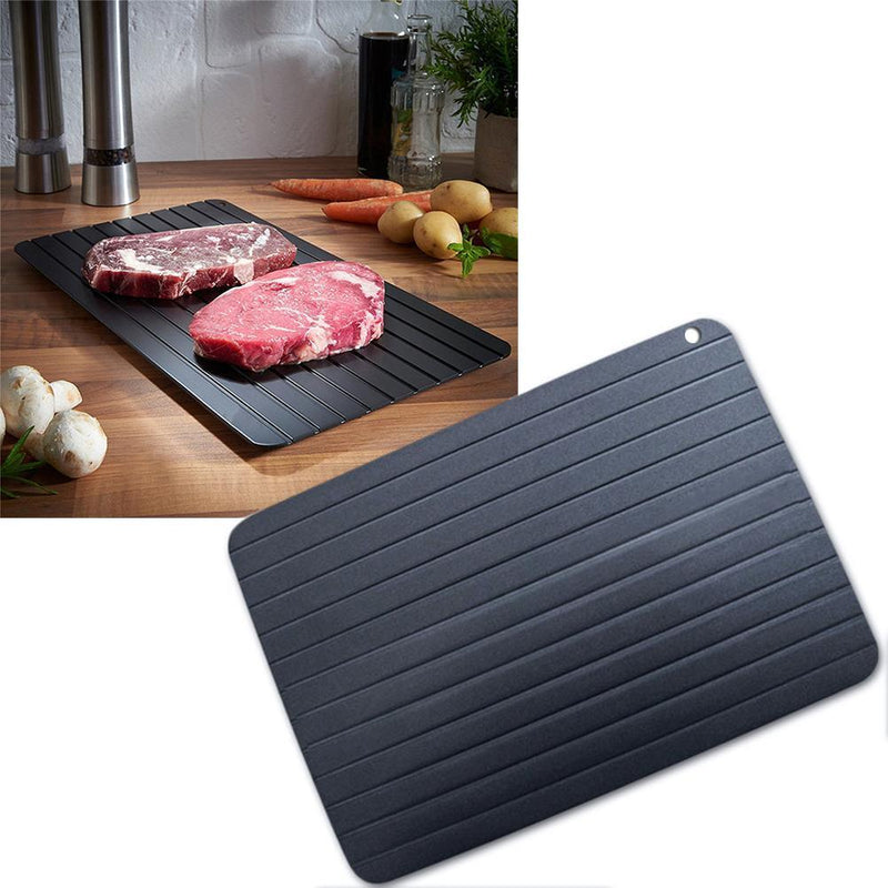 Defrost Tray Food Meat Thaw Frozen in Minutes Kitchen Defrosting Tools/E