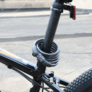 Bike Lock - Combination Bicycle Cable Lock 4-Ddigit Password Locks for MTB Bike