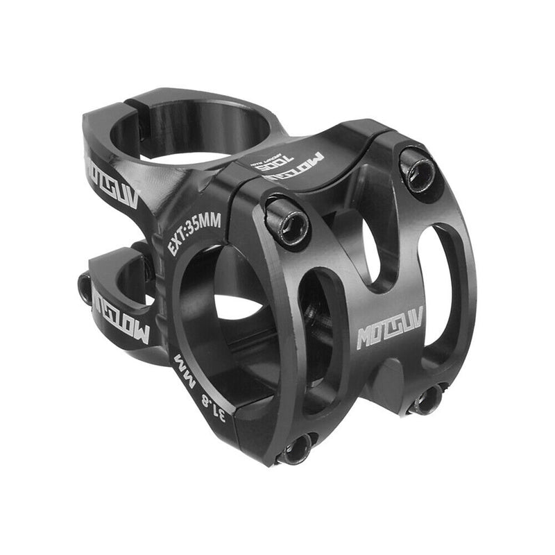 MTB Stem CNC 31.8mm Bike Handlebar Stem Bicycle Ultralight Riser (Black) Newly