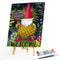 #A Paint by Number Kit Canvas Oil Drawing Cartoon Goblin for Handicraft Enthus