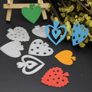 5pcs Heart Sewing Thread Metal Die Cutting Dies DIY Scrapbooking Embossing