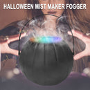Halloween Jar Atomizing Light Holiday Party Prop Witch Fog Machine for Bar House