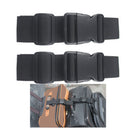 Nylon Travel Tied Cargo Luggage Belt Strap Buckles Camping Kits (Black) Newly