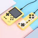 Pocket Handheld Game Console Gamepad 500 Video Games Player Gift (Yellow) Newly