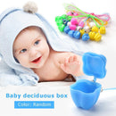 5pcs/set Baby Milk Teeth Storage Box Plastic False Teeth Organizer Case