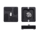 PU40 Quick Release Plate J1 N1 Tripod Ball Head Arca Swiss w/1/4-Inch Screw