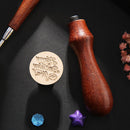 Retro Wax Seal Stamp Happy Birthday Paint Wood Seal DIY Sealing Wax (10)