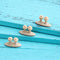 8Pcs Car Interior Clip Earphone Cable Clip Arrangement Panel Clamp(Beige)