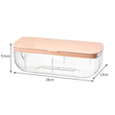 Ice Cube Tray with Lid Silicone Ice Maker Mold Bar Kitchen Tools (Pink) Newly
