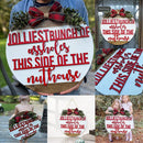 Home Decoration National Lampoon Christmas Door Hanger Door Decor Hanging Sign