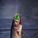 5.5cm Frog Soft Bait with Hook Freshwater Artificial Fishing Lures (Green) Newly