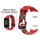 Soft Silicone Wristband Adjustable Bracelet Watchband for Huawei Band (G)