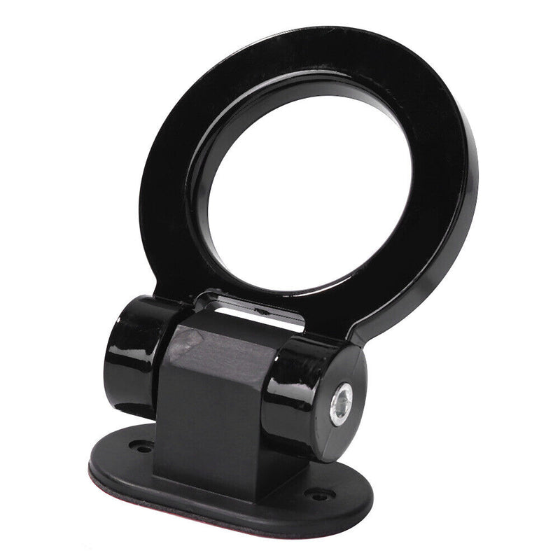 Decorative Car Trailer Hook Racing Ring Style Bumper Towing Hook (Black) Newly