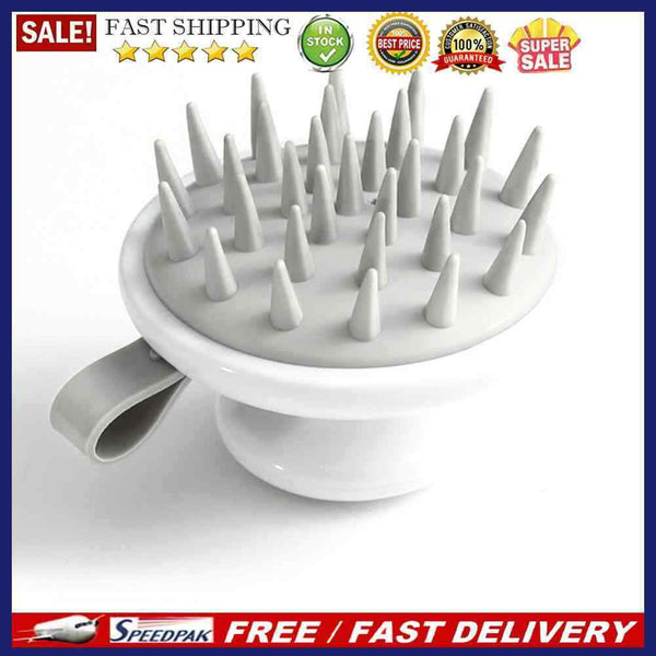 Handheld Scalp Massage Brush Portable Shampoo Brush Hair Care Comb (White)