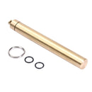 Ti Alloy Waterproof Canister Toothpick Holder Capsule Seal Bottle Keyring
