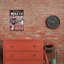 Tin Plate Wall Sign Retro Painting Letter Sexy Woman Metal Plate Poster for Bar