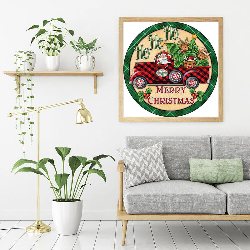 Frameless Oil Paint By Numbers DIY Christmas Picture Craft Home Decoration Kit
