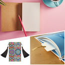 2pcs DIY Diamond Painting Leather Bookmark Mandala Tassel Crafts (FQY041)