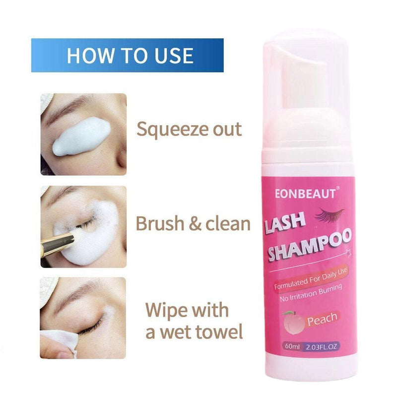 60ml Eyelash Eyebrow Cleansing Mousse Grafted Eyelash Bubble Cleanser`