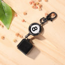 Snooker Pool Cue Chalk Holder Clips Keychain Portable Keyrings Drawing Belt Clip