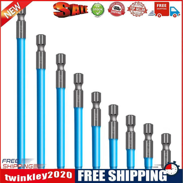 7pcs Electric Cross Non Slip Drill Bits Screwdriver with Strong Magnet