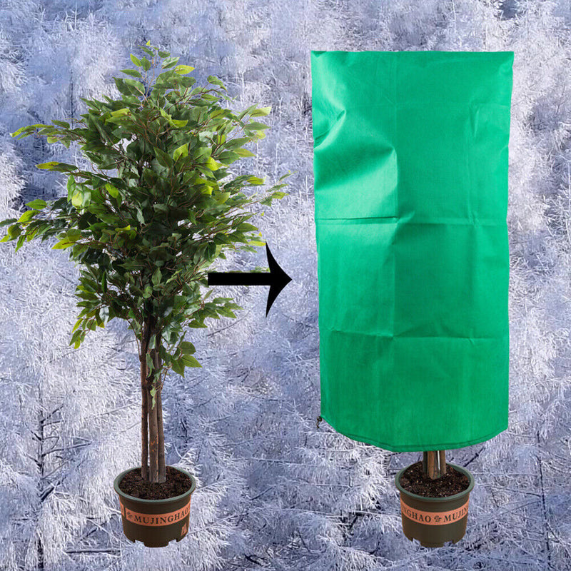 Green Plant Winter Cover Garden Yard Anti Freeze Protection Bag (0.8x1m)