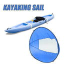 Foldable Kayak Boat Wind Sail Surfing Kayak Downwind Wind Paddle (Blue) Newly
