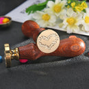 Retro Wedding Pattern Wax Seal Stamp Fire Painting Stamping Envelope Gifts