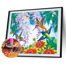 5D Partial Special Shape Drill Drawing Picture Bird Flower Diamond Painting Kit