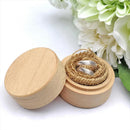 Custom Ring Box Personalized Wedding Engagement Wooden Ring Jewelry Bearer